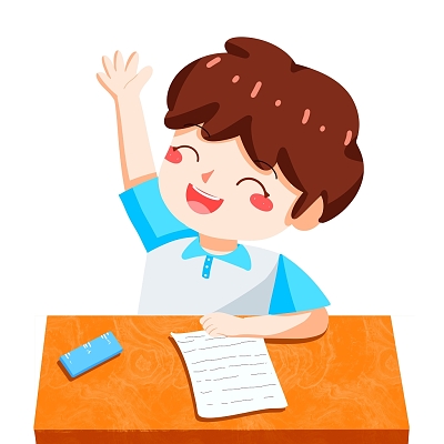 开学季 卡通素材点亮课堂，举手问答共赴学习之旅